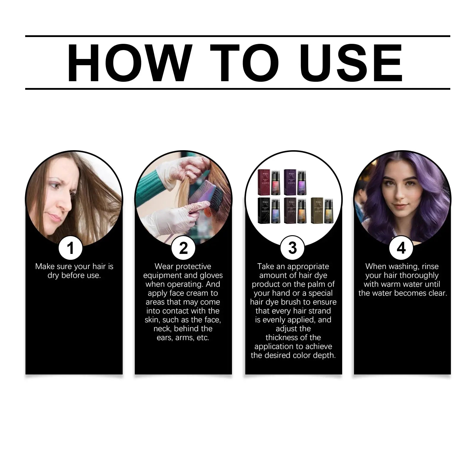 Hair Care Shampoo Series DIY Trendy Bright Long-Lasting Color Gentle Hair Nourishing and Smooth theelegancejewellery