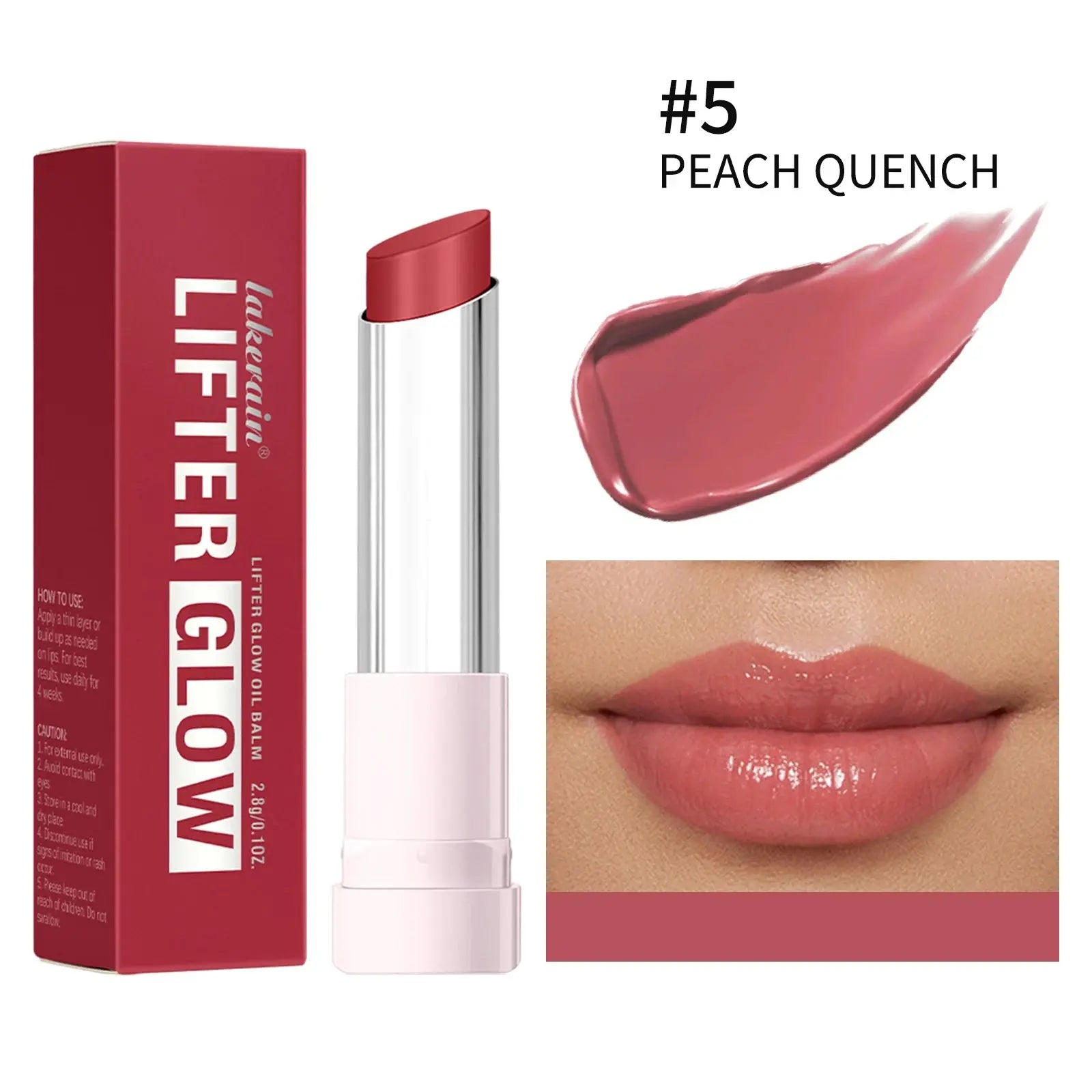 Lip Balm Lifter Glaze Oil Balm with Hyaluronic Acid and Hydrating Oil Blend with 24HRs of Smooth Moisturizing Shine Pink Makeup theelegancejewellery