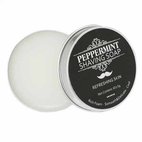 60g Mint Shaving Cream for A Comfortable Shave Nourishes and Protects Skin Shaving Soap Keep Face Freshness And Cleanliness