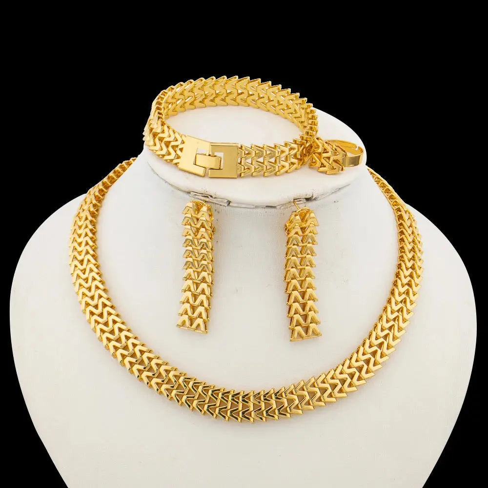 Necklace & Earring Set for Women,  Bracelet Jewelry Sets, Bridal Wedding Gift Jewellery Woman Accessories theelegancejewellery