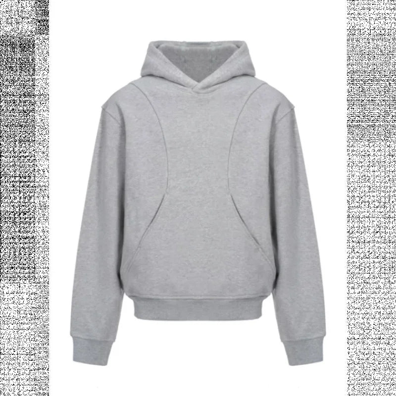 Men's Retro Grey Hoodie
