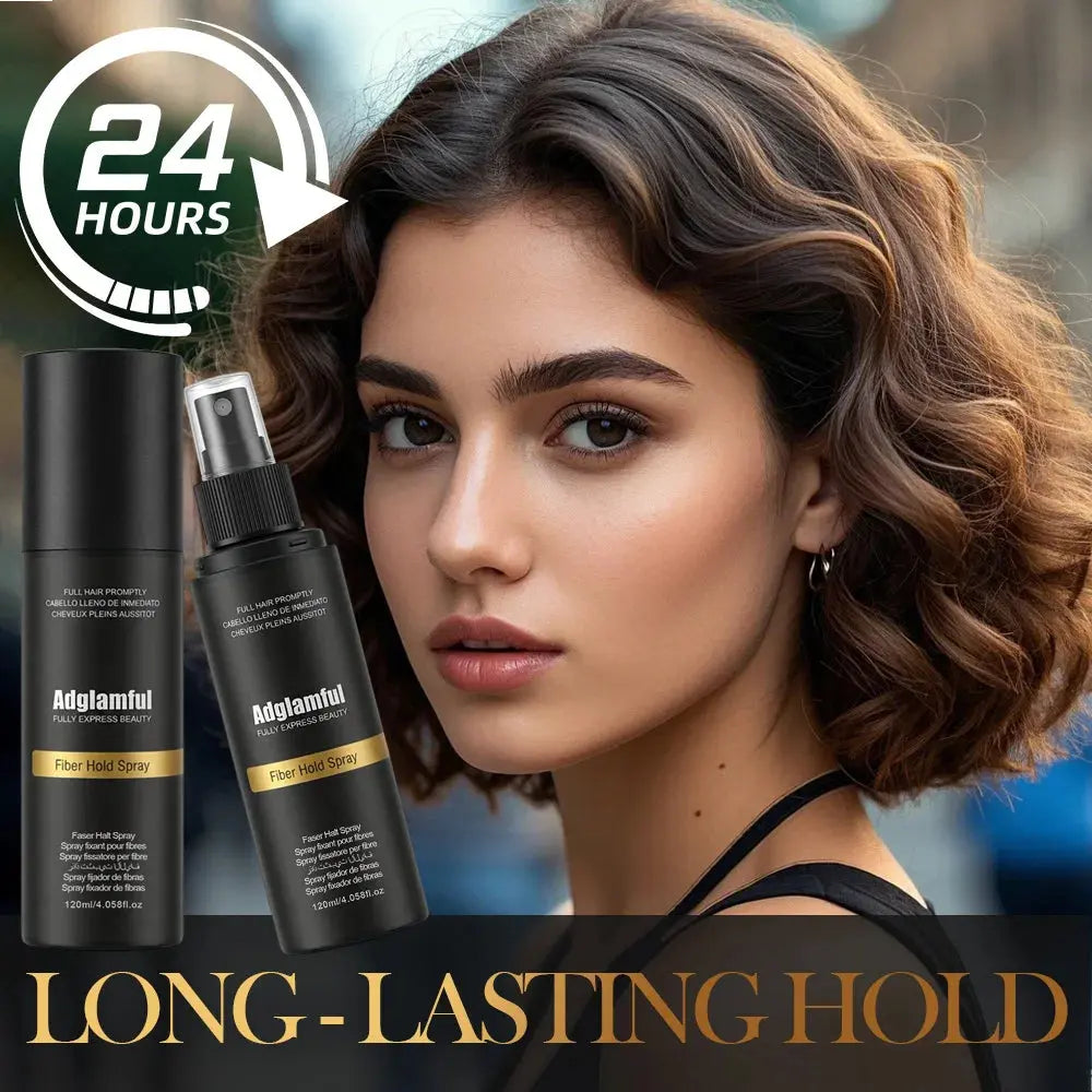 Hair Fiber Spray - Easy-To-Use, Long-Lasting Volume & Texture, Ideal for All Hair Types, with Natural-Looking Fullness theelegancejewellery