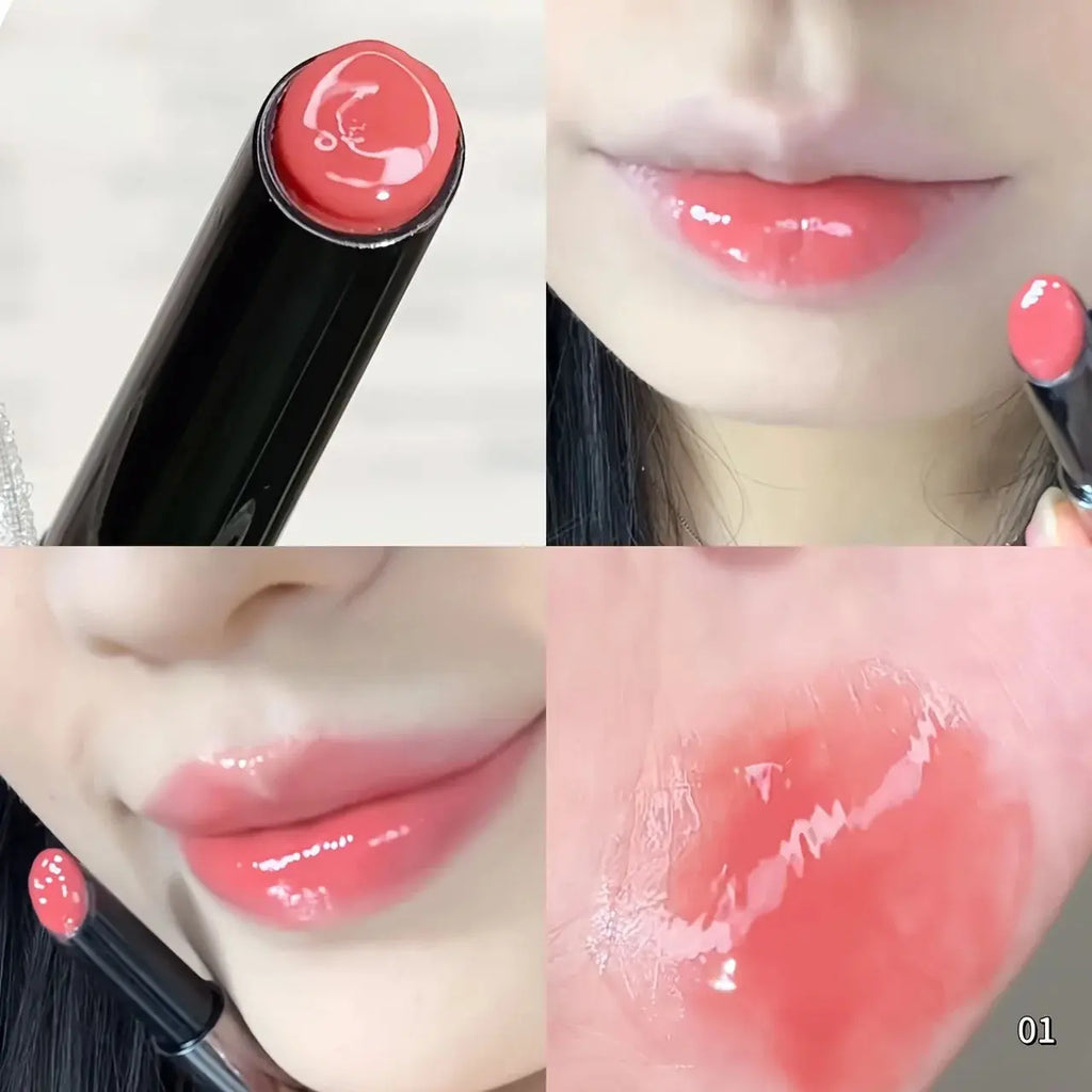 Herorange Mirror Lipstick, Super Pigmented, Non-Sticky, Non-Smudging, Easy to Apply, Long-Lasting, Not Easy to Fade, Moisturizing and Hydrating, Glossy Lipstick, Christmas Gift theelegancejewellery