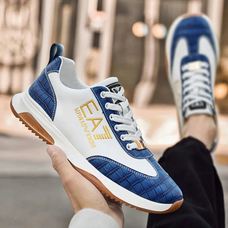 Italian Luxury Leather Sneakers theelegancejewellery
