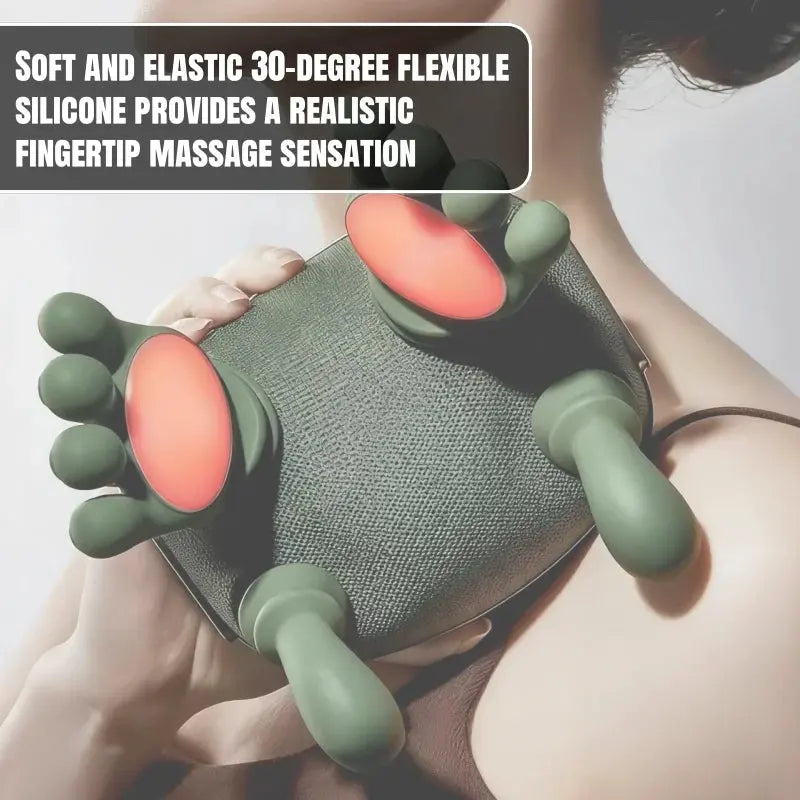 Neck Shoulder Massager Finger Pressure Shiatsu Neck Back and Shoulder Massager Electric Kneading Neck Deep Massage Muscle Relax theelegancejewellery