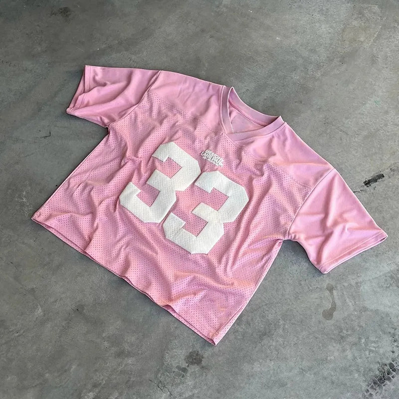 Y2K Mesh Jersey Tee