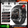 2026 New 1400mAh Big Battery Smart Watch Men Outdoor GPS Flashlight 10ATM Waterproof Bluetooth Call AMOLED HD Sports Smartwatch