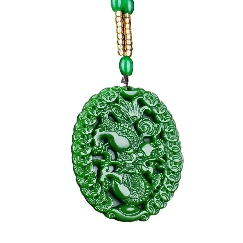 The new green pendant necklace is simple and versatile, fashionable and new. theelegancejewellery