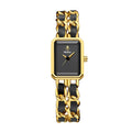 2026 New Luxury Fashion Wristwatches Woman Girl Rectangle Style Steel Metal Leather Band Quartz Square Clock reloj para mujer
