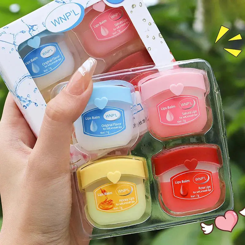 New 4/6/8pcs Moisturizing Lip Balm Sets Lipstick Makeup Natural Plant Base Moisturizer Lip Balm Anti-Cracking Lips Skin Care theelegancejewellery