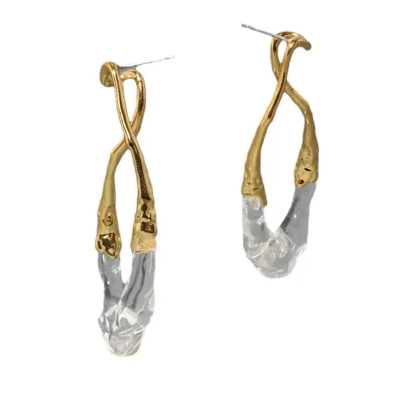 Fashion Jewelry European and American Design Irregular Earrings For Women Party Gifts Exaggerative Accessories 2025 Trend New theelegancejewellery
