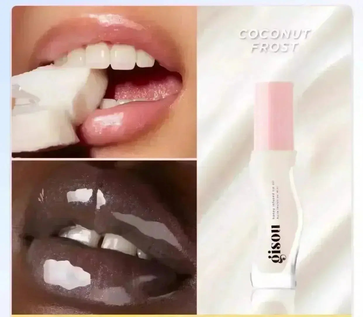 Original Gisou Moisturizing Lip Balm Lip Oil Gloss Care Of The Lips Benetitnt For Lips Plumping Exfoliating Plumping Gloss Oil theelegancejewellery