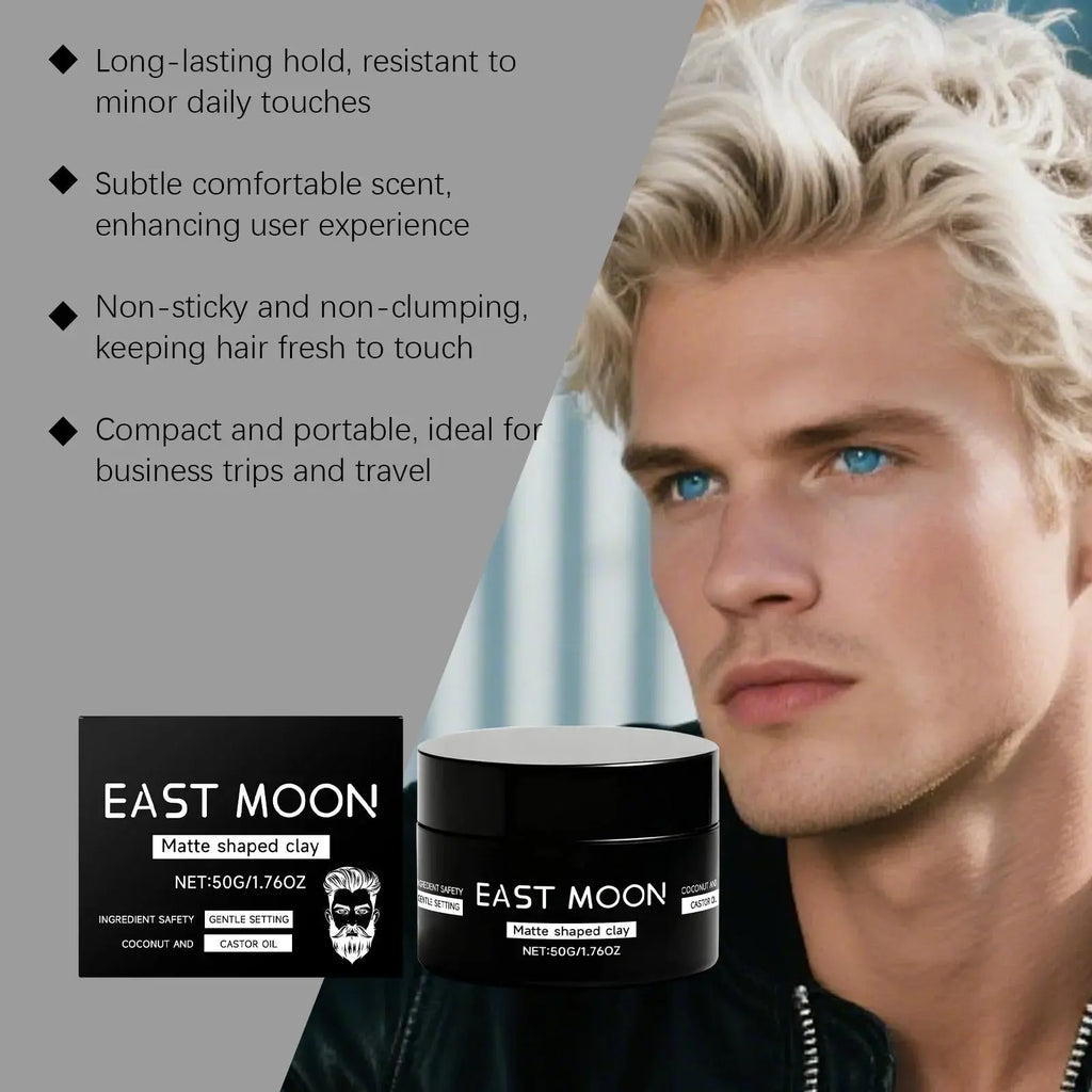 Matte Men's Hair Styling Gel Long Lasting Fluffy Enhancing Hairs Shape Reducing Frizz Non Greasy Texturizing Hair Styling Cream