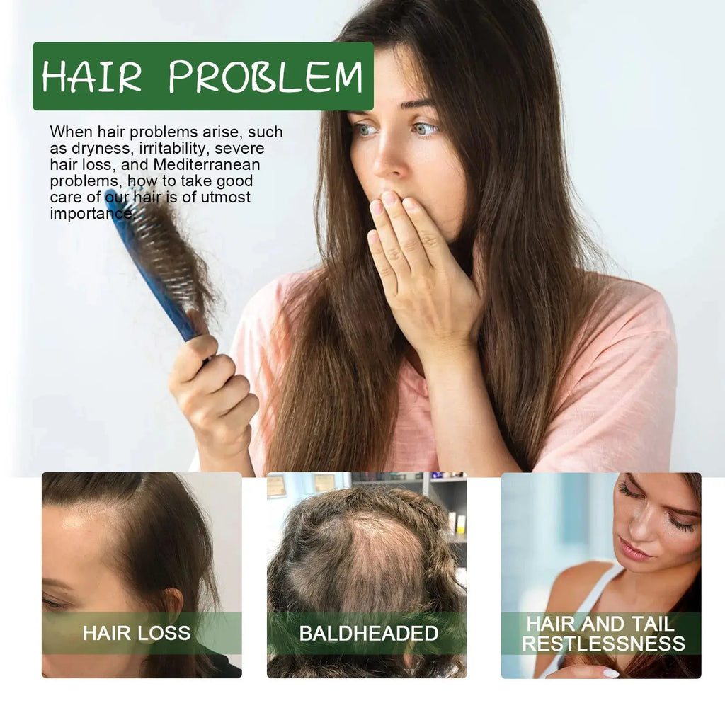 Hair Growth Oil Nourishing Scalp Repairing Strengthening Preventing Hair Loss Dry Damaged Frizz Control Men Women Hair Products theelegancejewellery