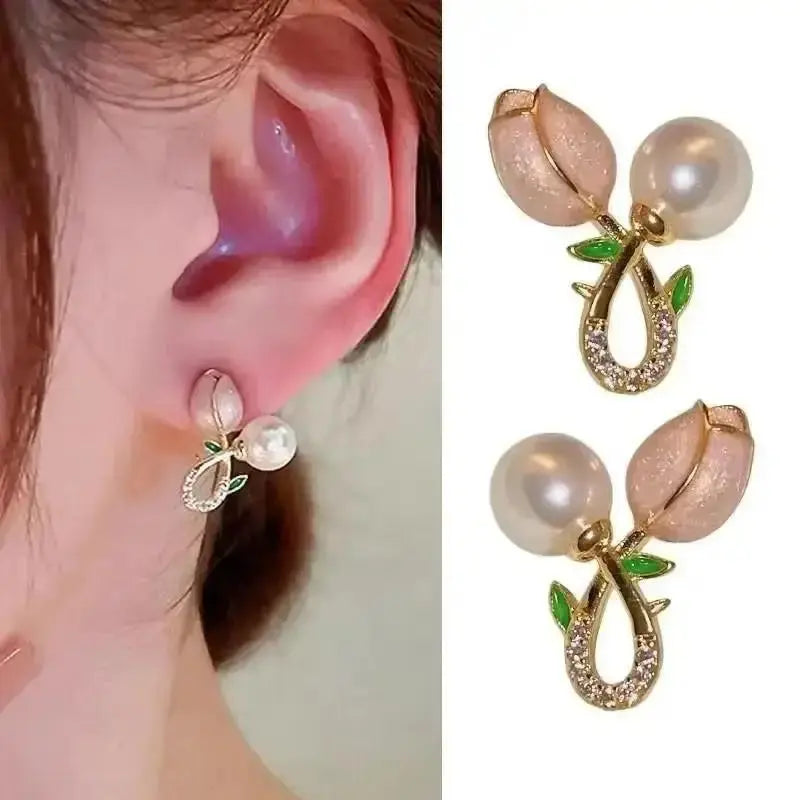 Korean Fashion Seven Star Zircon Earrings For Women Jewelry 2026 Trending New Luxury Women's Crystal Stars Stud Earrings Gifts theelegancejewellery