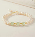 Sexy Young Girls Best Selling Fashion Luxury Fine Jewelry New Natural Hetian Jade Round Green Beads Bracelet Exquisite Elegant theelegancejewellery