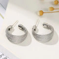 New Fashion Trend Unique Design Elegant Delicate Retro Exaggerated Multilayer Stud Earrings Women Jewelry Party Gifts Wholesale theelegancejewellery