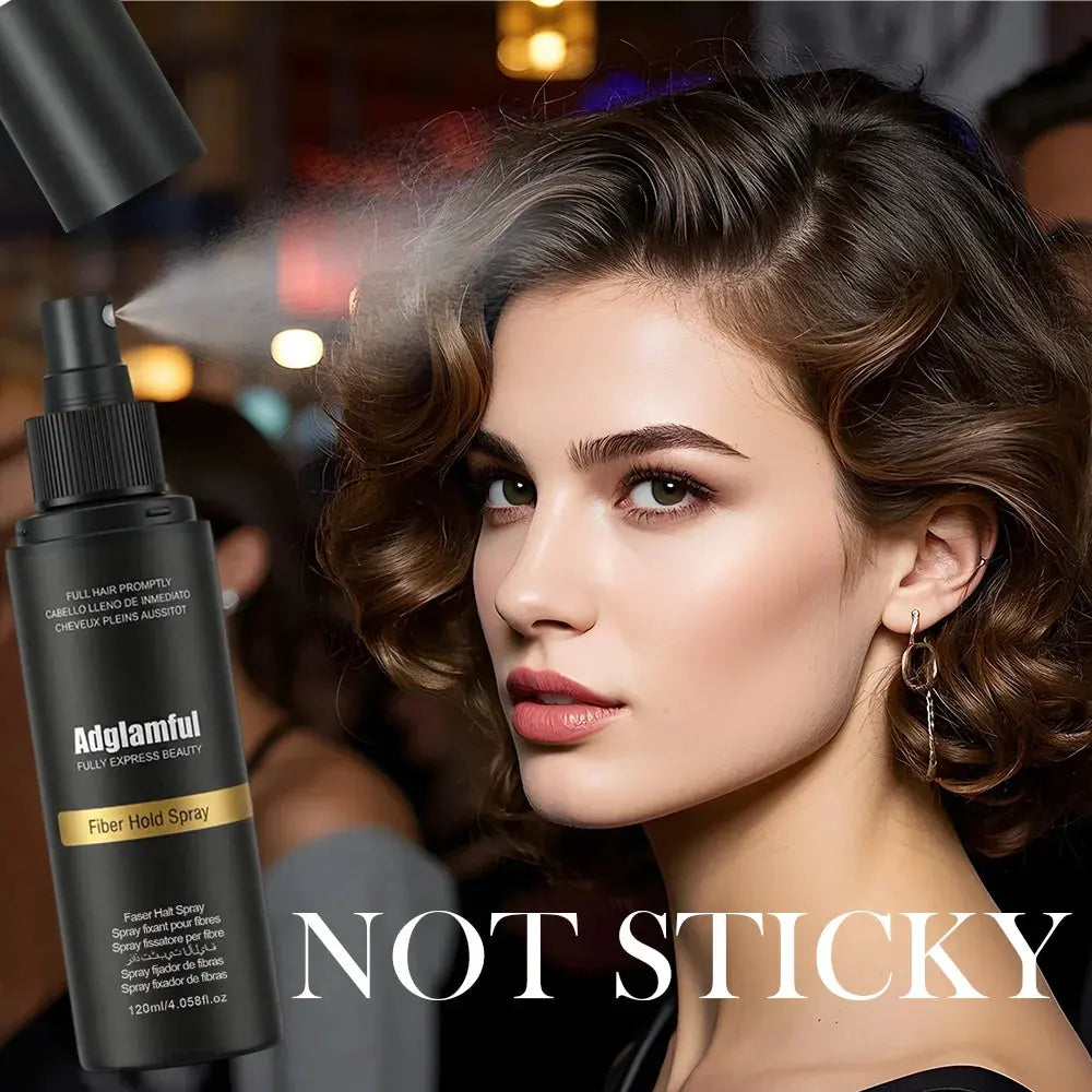 Hair Fiber Spray - Easy-To-Use, Long-Lasting Volume & Texture, Ideal for All Hair Types, with Natural-Looking Fullness theelegancejewellery