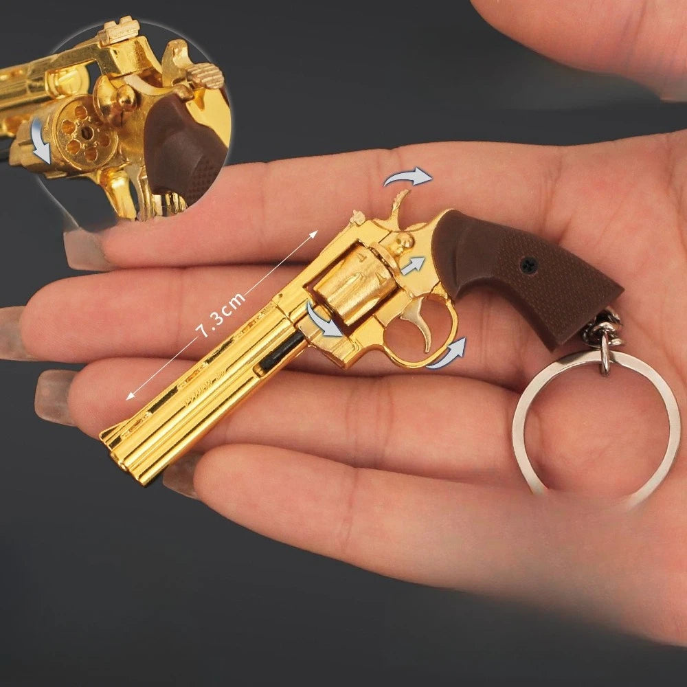 Toy Gun Alloy Keychain
