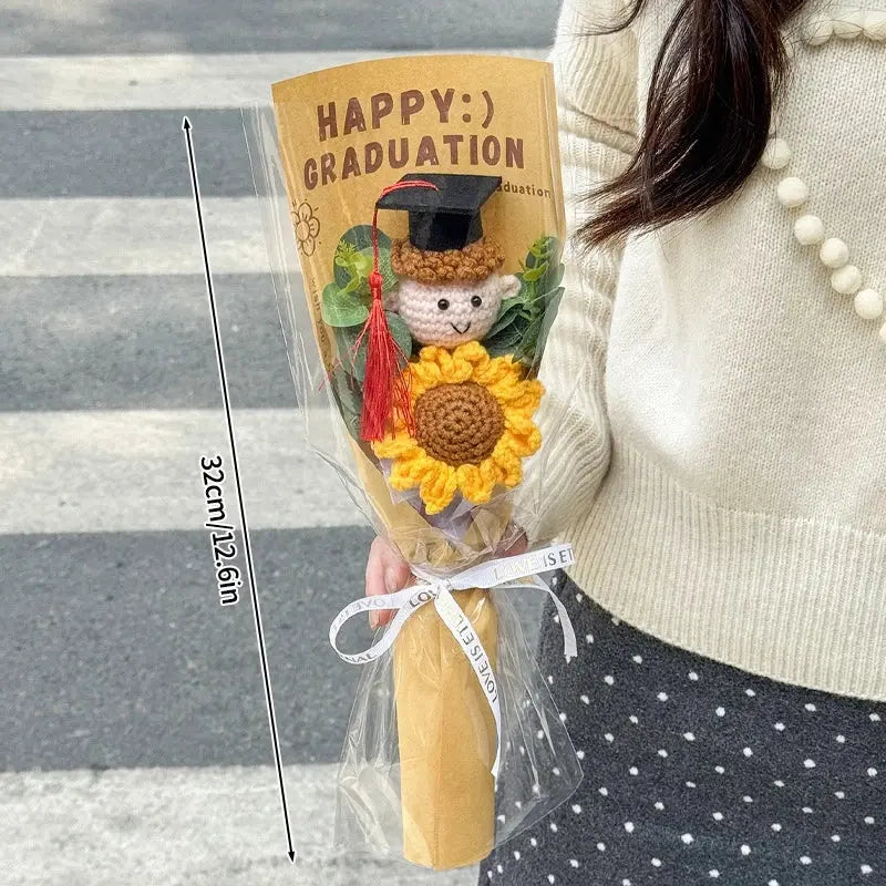 Handmade Crochet Flower Bouquet theelegancejewellery