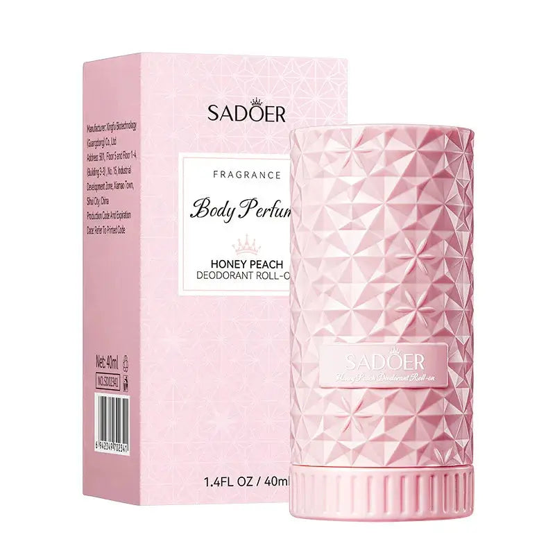 Fragrance-scented antiperspirant and deodorant roll-on, odor-free, suitable for underarms, neck, and body care theelegancejewellery