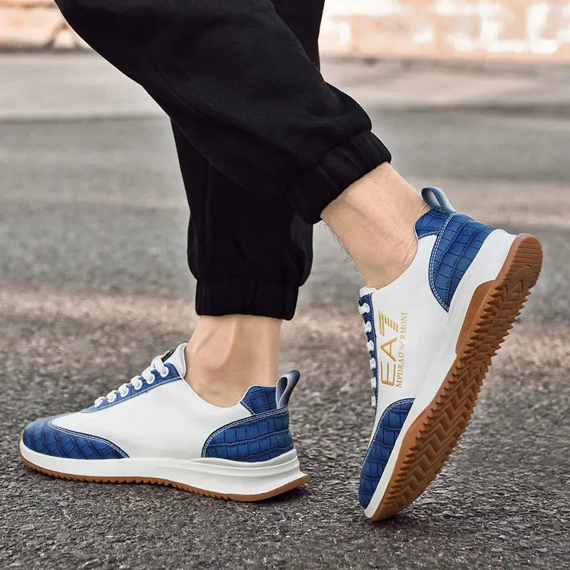 Italian Luxury Leather Sneakers theelegancejewellery