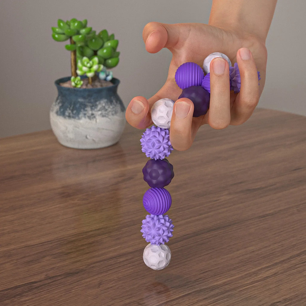 Silicone Magnetic Sensory Balls Fidget Toy Worry Balls Autism Calming Fidgeting Toy Kid Adults Anxiety Relief Stress Sensory Toy