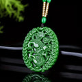 The new green pendant necklace is simple and versatile, fashionable and new. theelegancejewellery