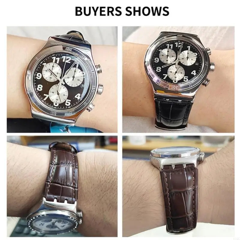 2025 New Sturdy Leather Watch Strap Resistant to Wear Offer Long Time Performances
