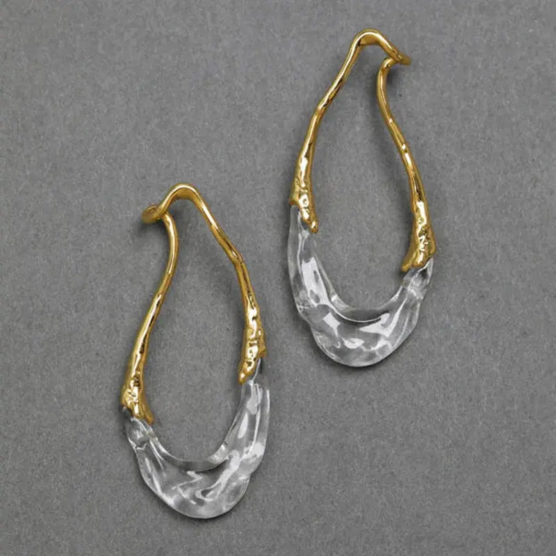 Fashion Jewelry European and American Design Irregular Earrings For Women Party Gifts Exaggerative Accessories 2025 Trend New theelegancejewellery