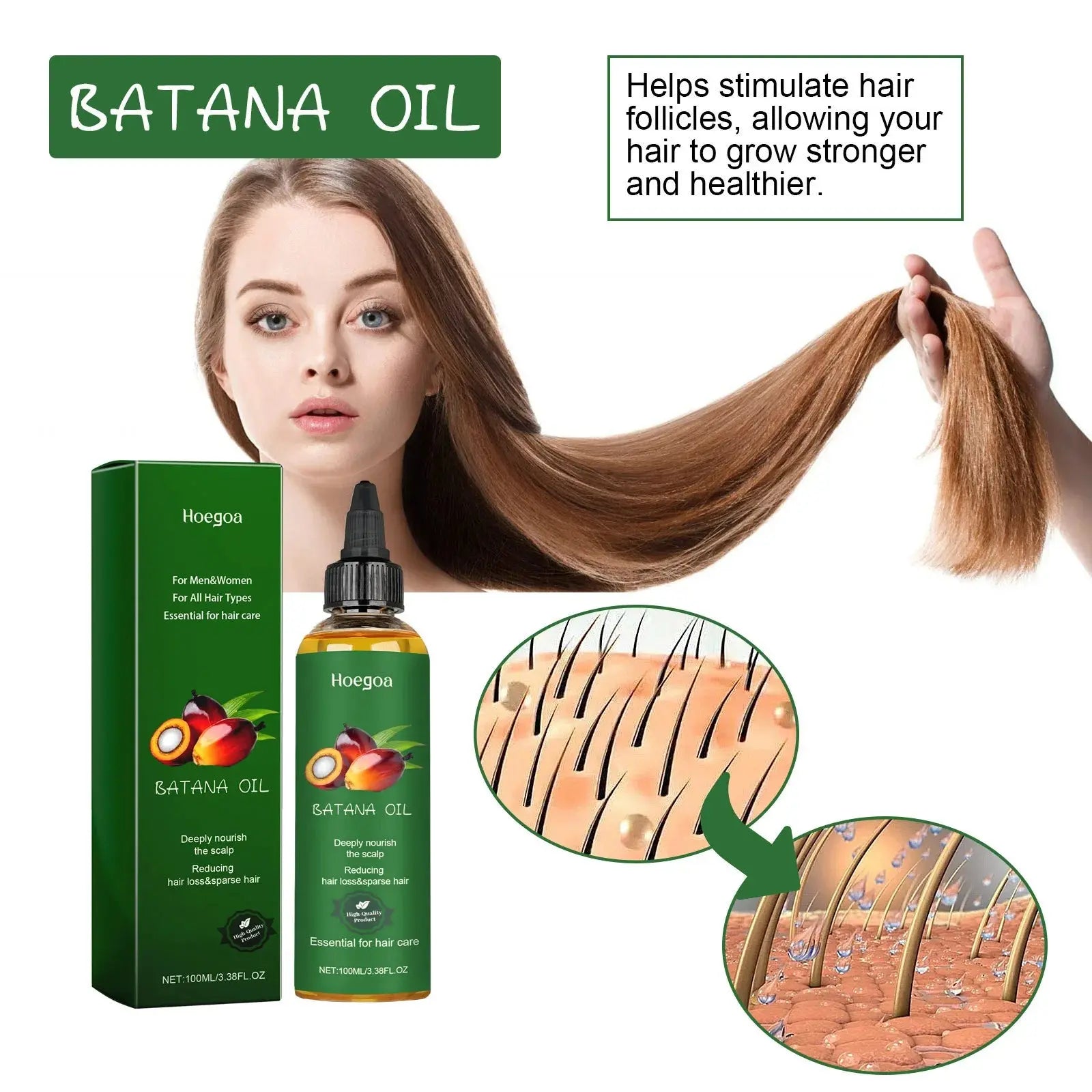 Hair Growth Oil Nourishing Scalp Repairing Strengthening Preventing Hair Loss Dry Damaged Frizz Control Men Women Hair Products theelegancejewellery
