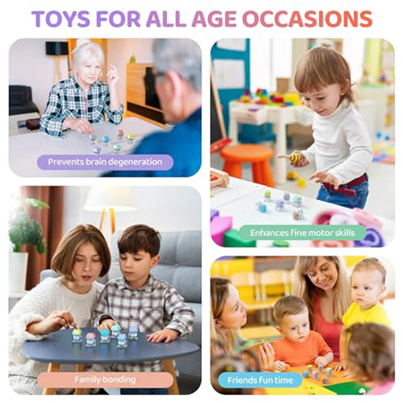 Keyboard Finger Toy Mini Keyboard Clicker Keychain Mechanical Key Toy for for Adult Pass The Time  Gifts Birthday Party Favors