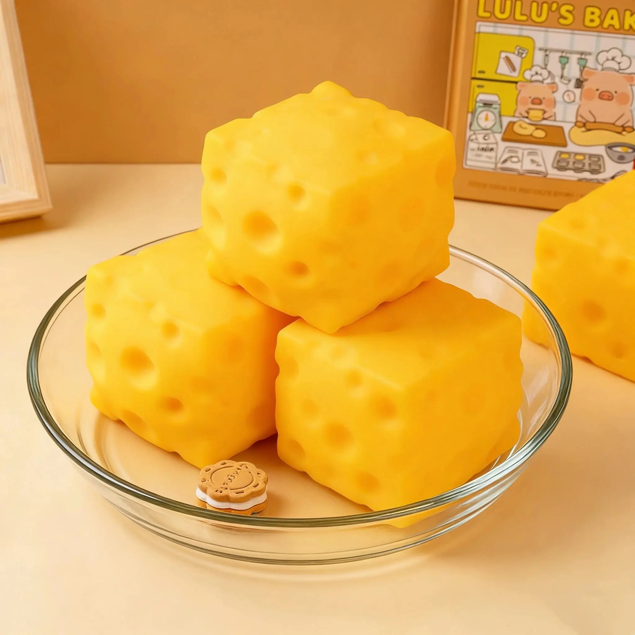 Needoh Cheese Squeeze Toy theelegancejewellery