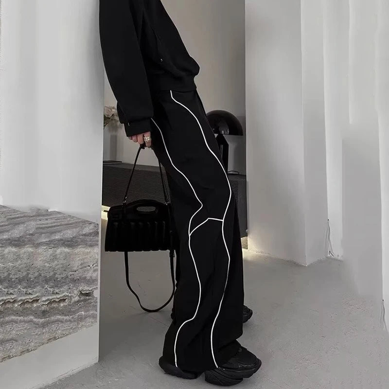 Men's Punk Straight Pants