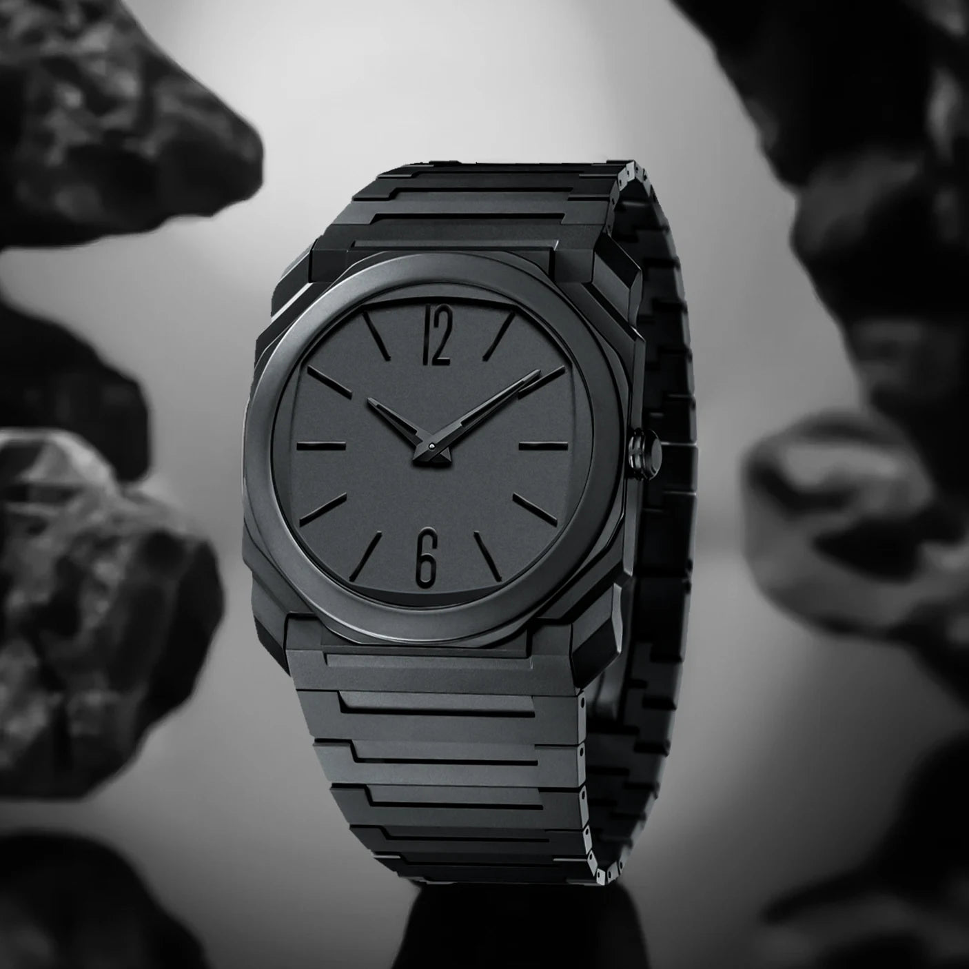 Men's Business Quartz Watch Ultra-Thin Large Dial Plastic Waterproof Watch Men's Simple High-Quality Watch Gift