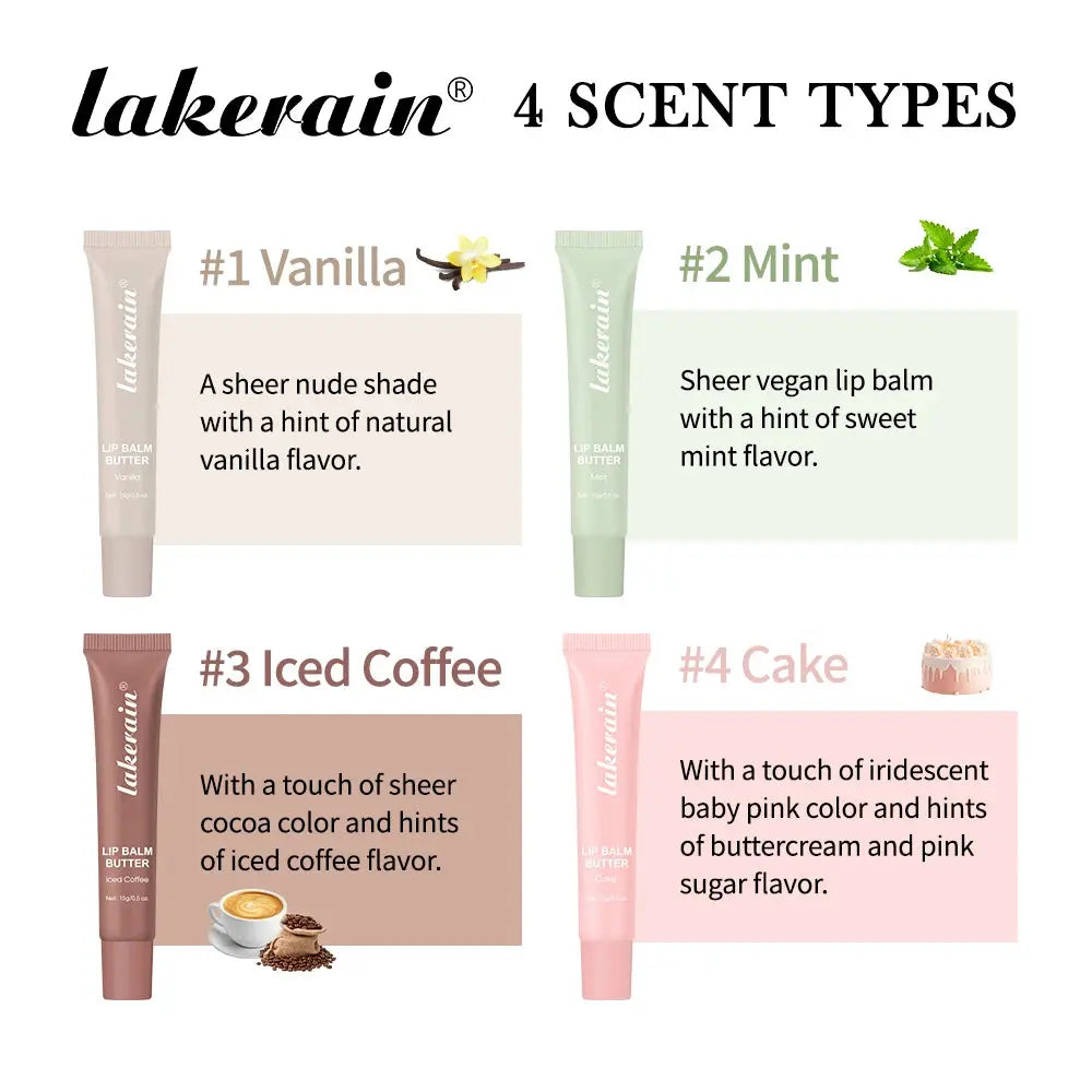 Butter Lip Balm Long Lasting Nourishes Moisturizes Soothes Lips Jelly Lip Gloss Oil Beautifying Smoothing Lip Care Balm Makeup theelegancejewellery