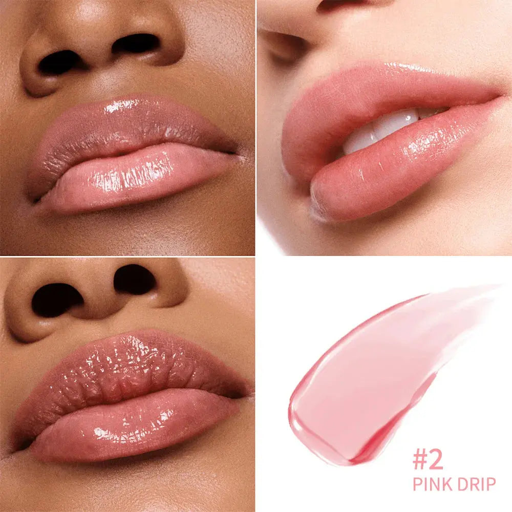 Lip Balm Lifter Glaze Oil Balm with Hyaluronic Acid and Hydrating Oil Blend with 24HRs of Smooth Moisturizing Shine Pink Makeup theelegancejewellery