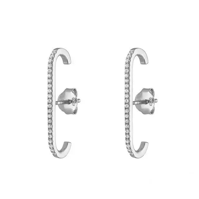 Wholesale Trend  Zirconia Earrings Charming Fashion Stud Earrings Birthday Gift  Accessories for Women Party Jewelry theelegancejewellery