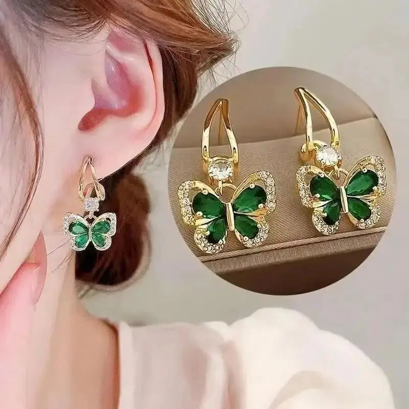 Korean Fashion Seven Star Zircon Earrings For Women Jewelry 2026 Trending New Luxury Women's Crystal Stars Stud Earrings Gifts theelegancejewellery