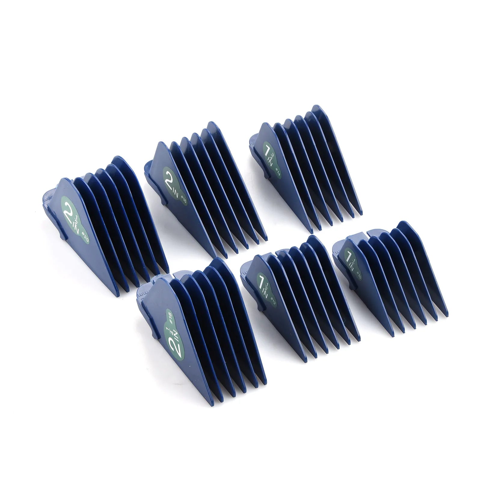 6Pcs/Set For Clipquik Clipper Guards 32mm-64mm (#20 18 16 14 12 10) Clipper Guide Combs For Wahl Accessories Clipper Guard Set