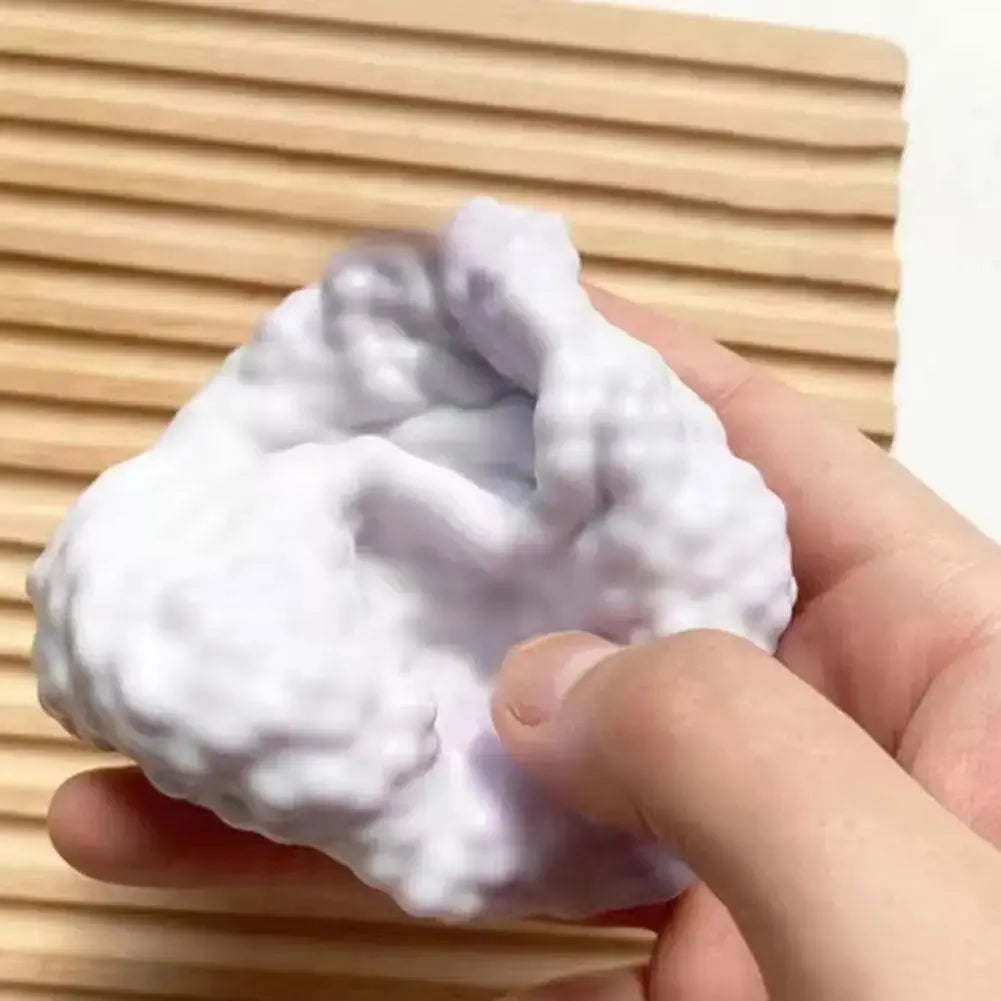 Squishy Ball Ice Skin Stress Relief Toy Super Soft Sticky Handmade Slow Rising Sensory Fidget Toy for Kids Adult Anxiety Relief theelegancejewellery