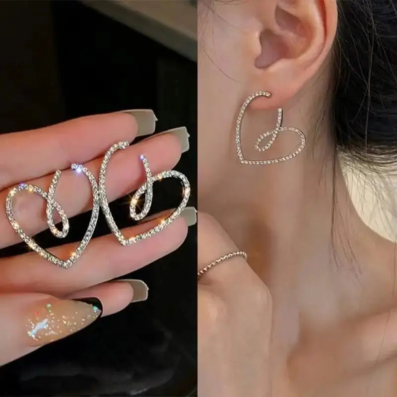 Korean Fashion Seven Star Zircon Earrings For Women Jewelry 2026 Trending New Luxury Women's Crystal Stars Stud Earrings Gifts theelegancejewellery