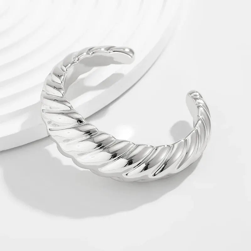 Fashion Exaggerated Irregular Bracelets for Women Simple Hip Hop Rock Personality Plastic Cuff Bangle Trendy Jewelry theelegancejewellery