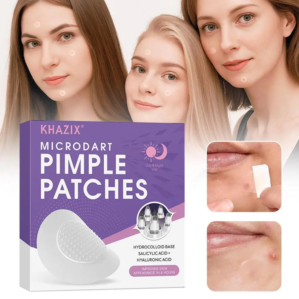 24pcs Micro Needle Pimple Patch Hydrocolloid Micropoint Pimple Patch For Acne Pimples Overnight, Invisible Acne Cover Patches