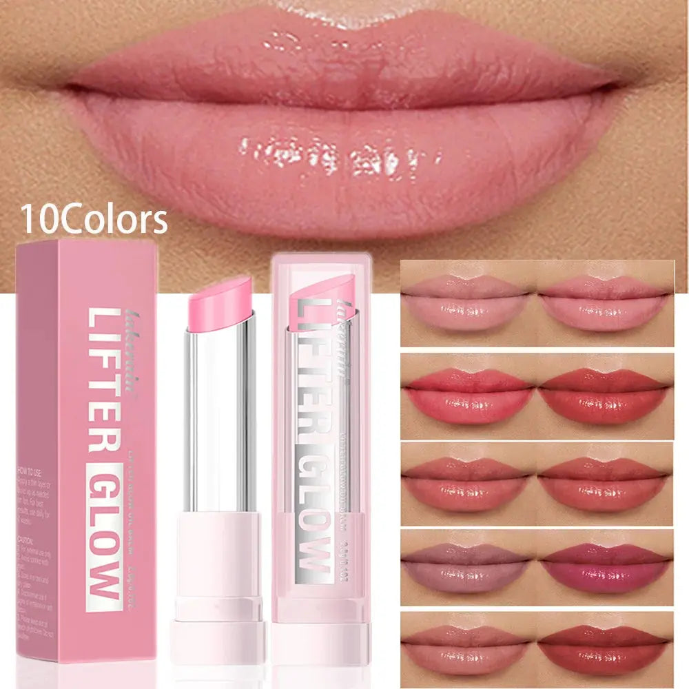 Lip Balm Lifter Glaze Oil Balm with Hyaluronic Acid and Hydrating Oil Blend with 24HRs of Smooth Moisturizing Shine Pink Makeup theelegancejewellery