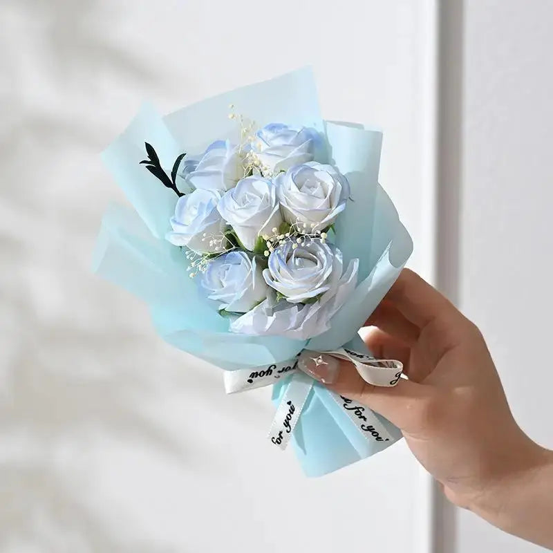 Artificial Rose Flower Bouquet theelegancejewellery