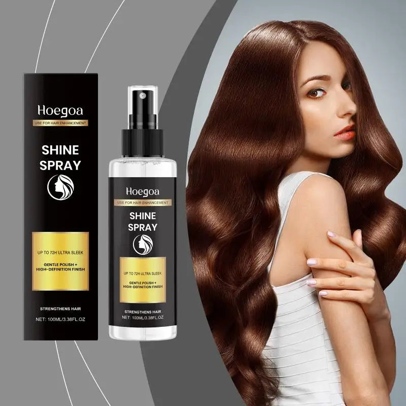 Hair Shiny Enhancement Spray Hair Light Smooth Elastic High Quality Reduce Frizz Dry Dull Moisturizing Nourish Scalp Hair Spary
