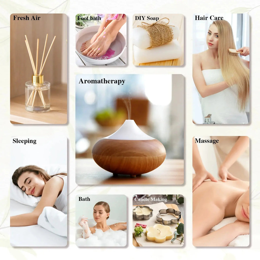 MAYJAM 10ML Essential Oil Lavender Jasmine Eucalyptus Vanilla Sandalwood Bergamot Rosemary Citronella Cinnamon Fragrance Oil theelegancejewellery