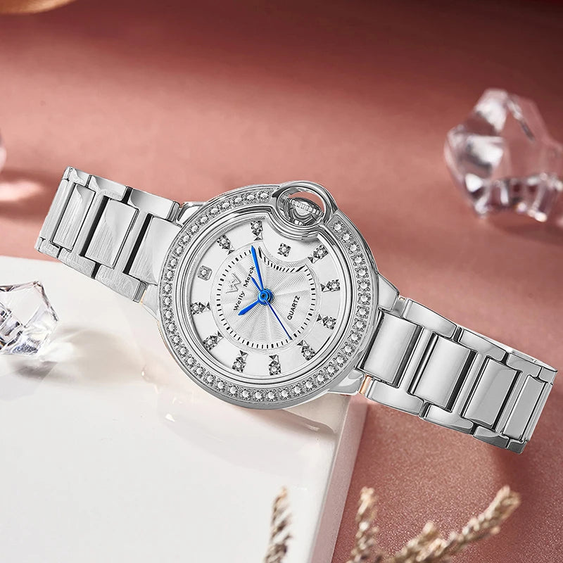 WM Watch Woman Quartz Watch Waterproof Classic Casual Business Woman's Watch Welly Merck Watch WM207M