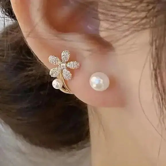 Korean Fashion Seven Star Zircon Earrings For Women Jewelry 2026 Trending New Luxury Women's Crystal Stars Stud Earrings Gifts theelegancejewellery